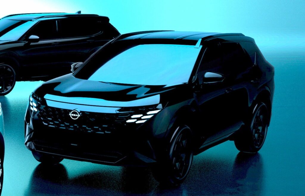Next gen Nissan Rogue Hybrid Reveals Its DRL Game Ahead Of Its 2027