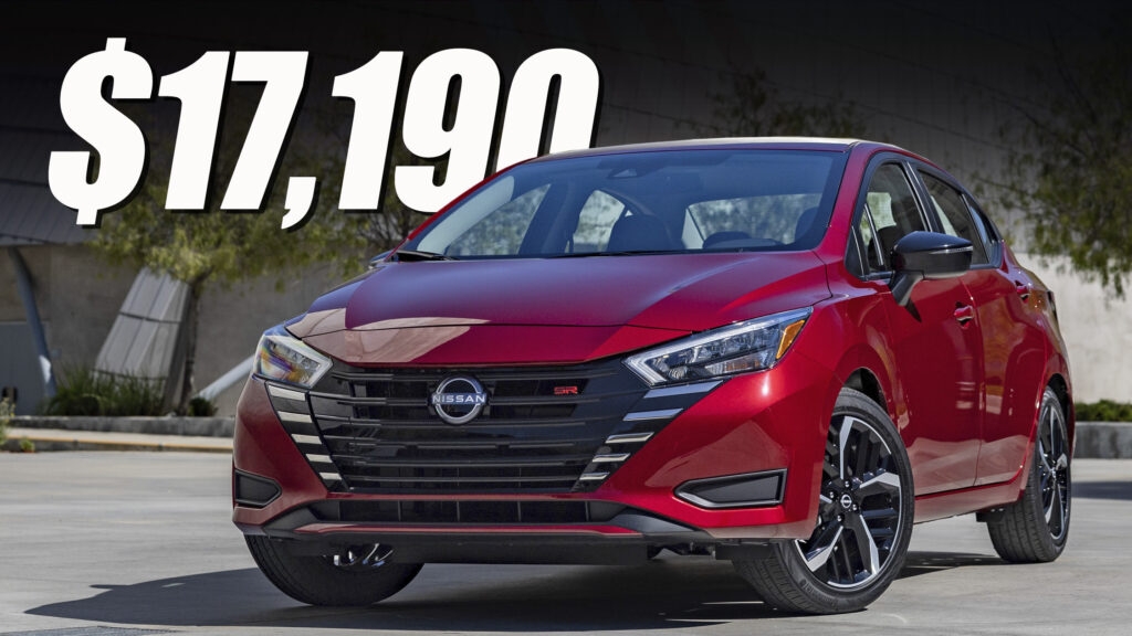 Nissan Versa 2025 Cheapest New Sedan In America With 1k Price 